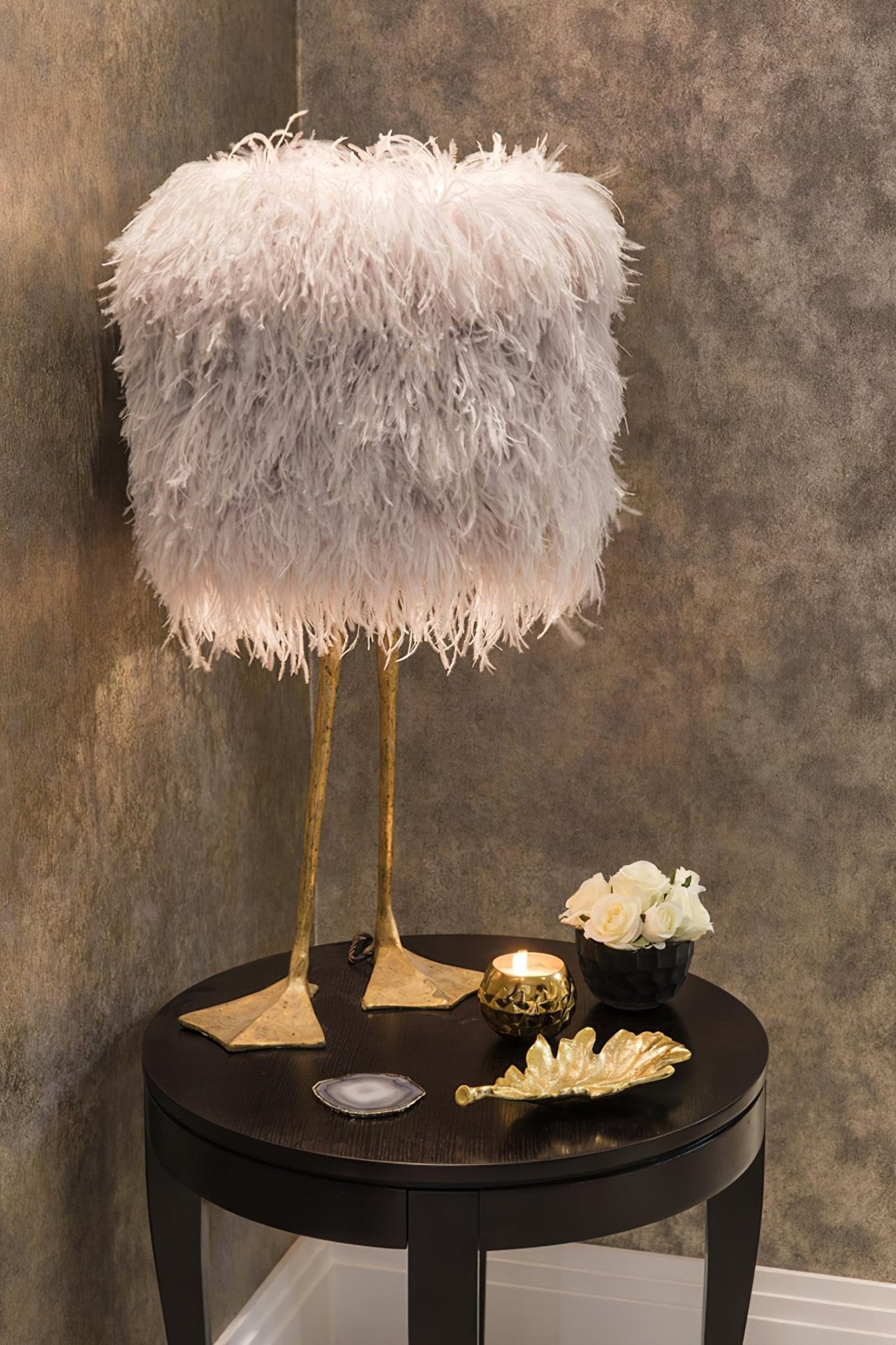 Duck Feet Feather Table Lamp Table lamp