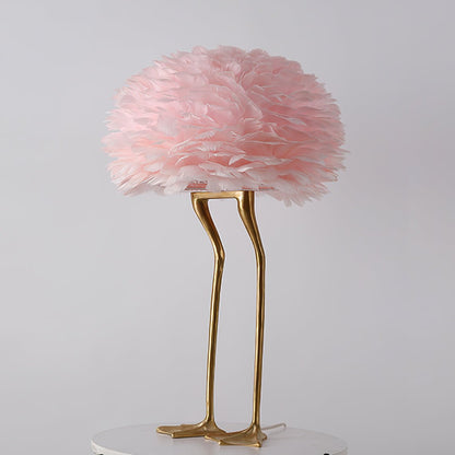 Duck Feet Feather Table Lamp Table lamp