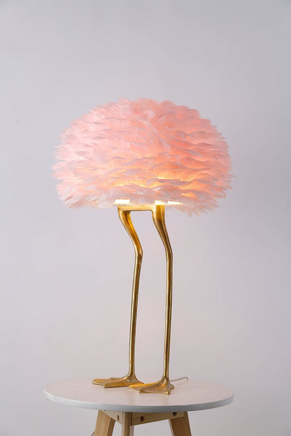 Duck Feet Feather Table Lamp Table lamp