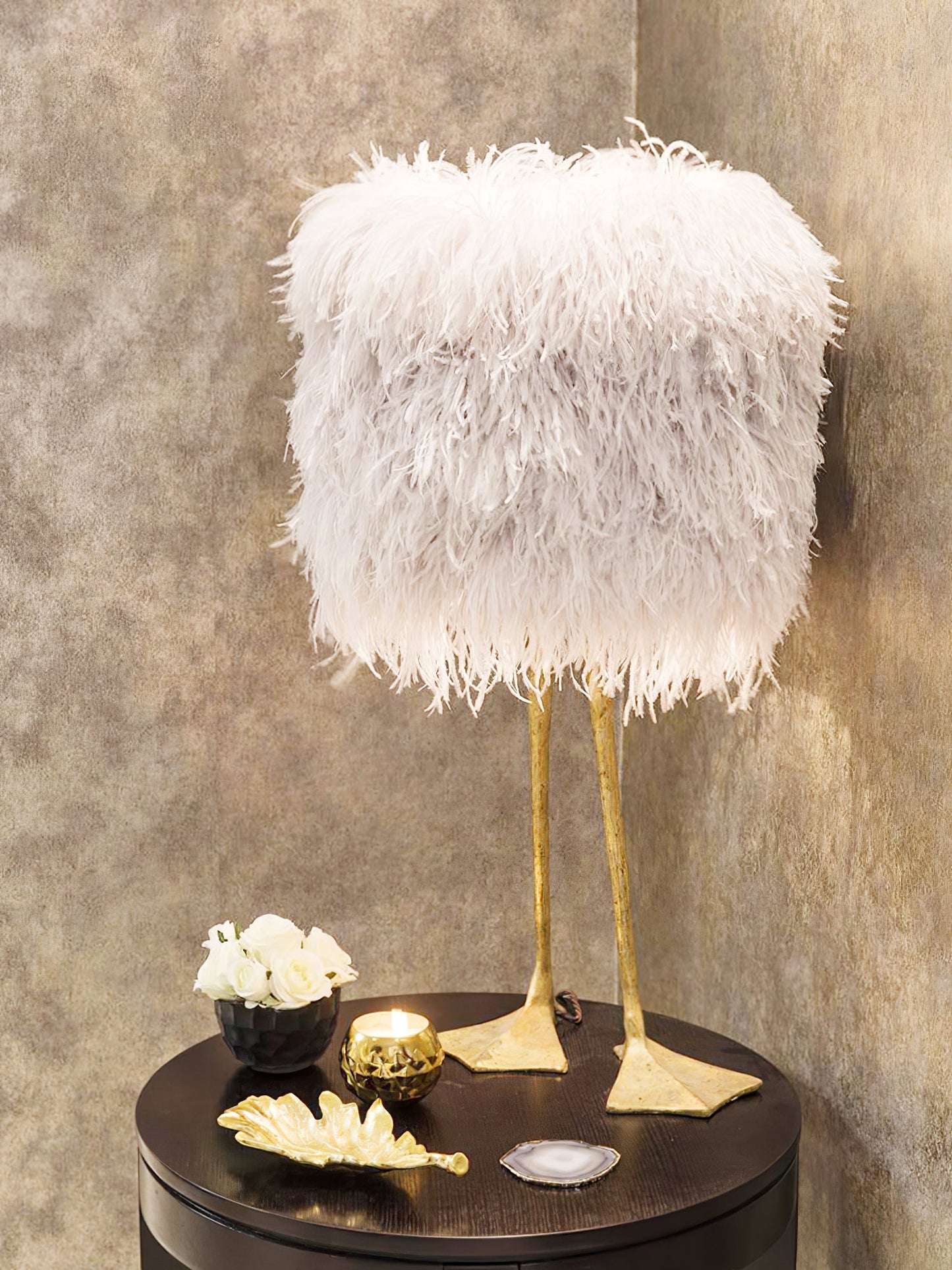 Duck Feet Feather Table Lamp Table lamp