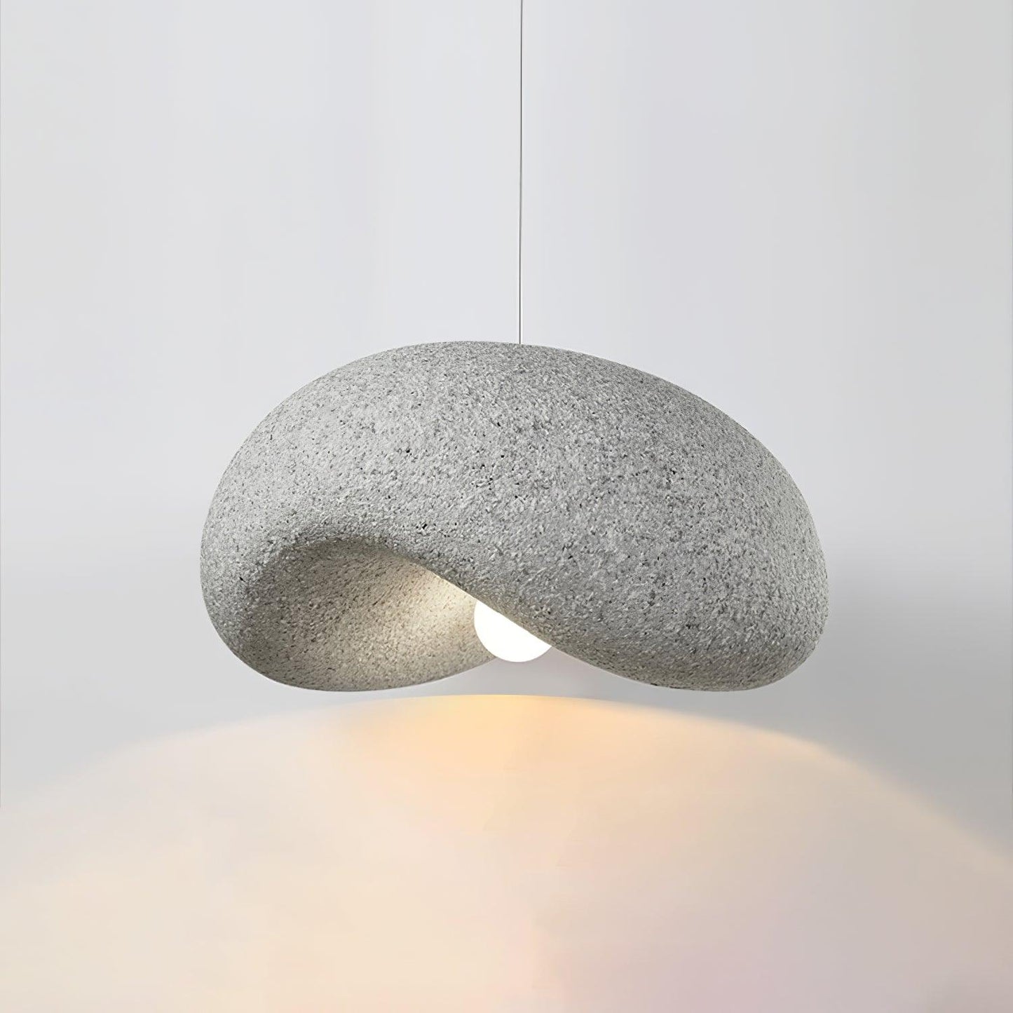 Dunia Speckled Pendant Lamp ? 15.7″ x H 6.7″ / Dia 40cm x H 17cm / Light gray Pendant light