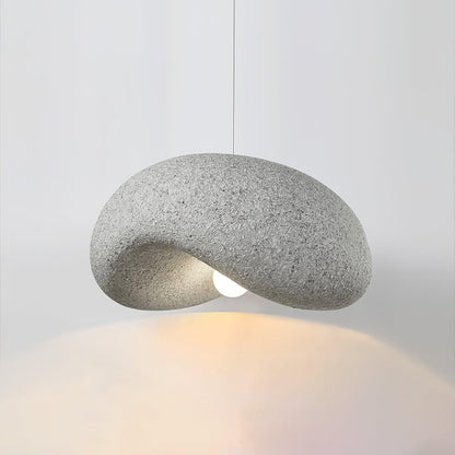 Dunia Speckled Pendant Lamp ? 15.7″ x H 6.7″ / Dia 40cm x H 17cm / Light gray Pendant light