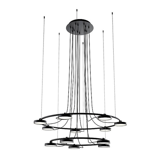 Aro 2-Tier LED Chandelier