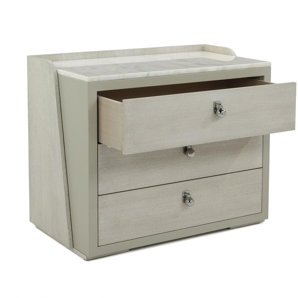 John Richard Metro Three-Drawer Nightstand