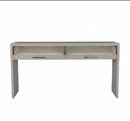 John Richard Galicia Two-Drawer Lighted Console Table