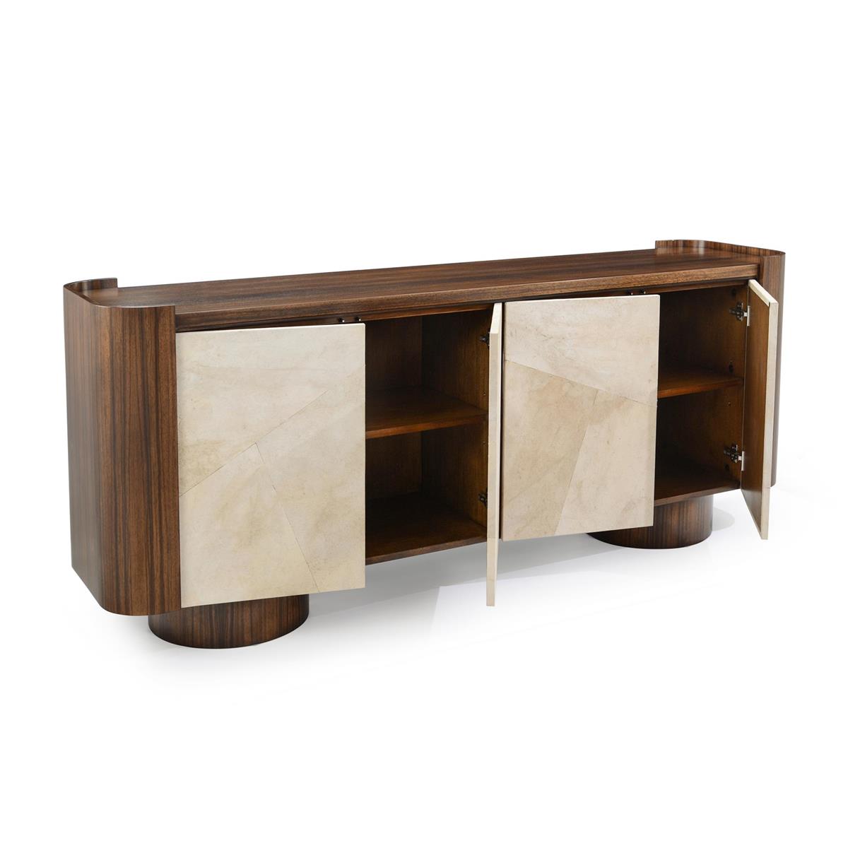 John Richard Arcadian Four-Door Credenza