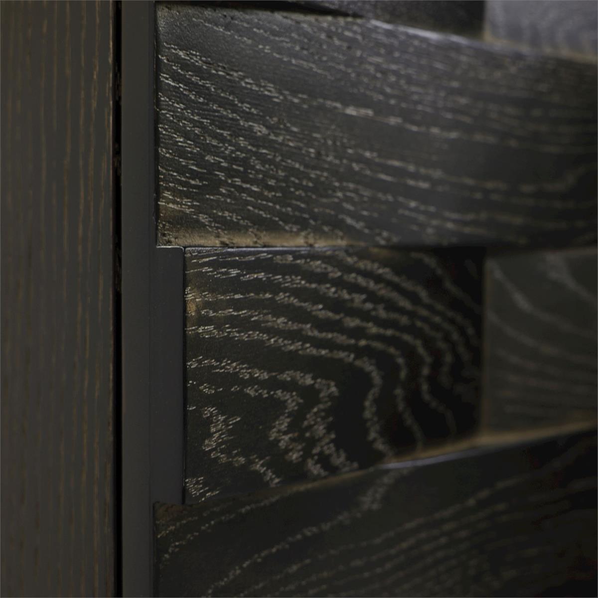 John Richard Tessere Four-Door Credenza, Black