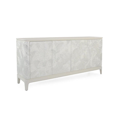 John Richard Ivory Palms Four-Door Credenza