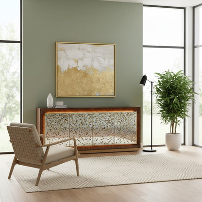 John Richard Macallan Four-Door Lighted Credenza