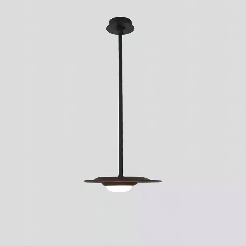Horizon Eaves Pendant Lamp 1 Head: Dia 15.7’’ x W 11.8’’ / Walnut Color / Warm Light Pendant light
