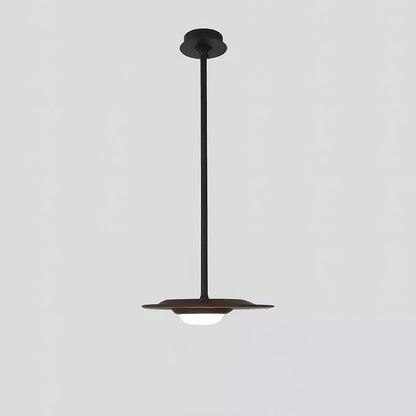 Horizon Eaves Pendant Lamp 1 Head: Dia 15.7’’ x W 11.8’’ / Walnut Color / Warm Light Pendant light