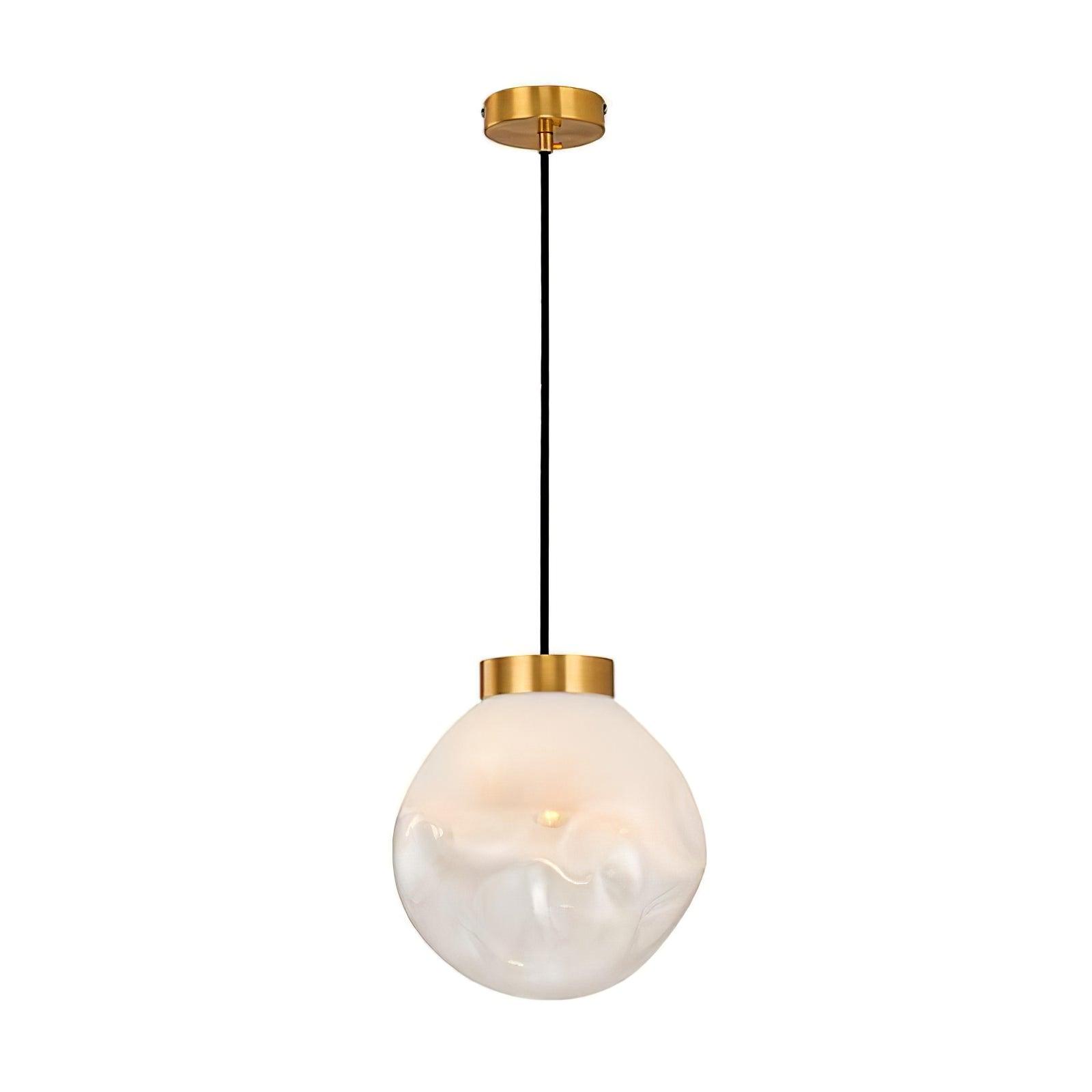 Ecar Peandant Lamp Dia 7.8″ x H 7.8″ / Dia 20cm x H 20cm / Gold Pendant light