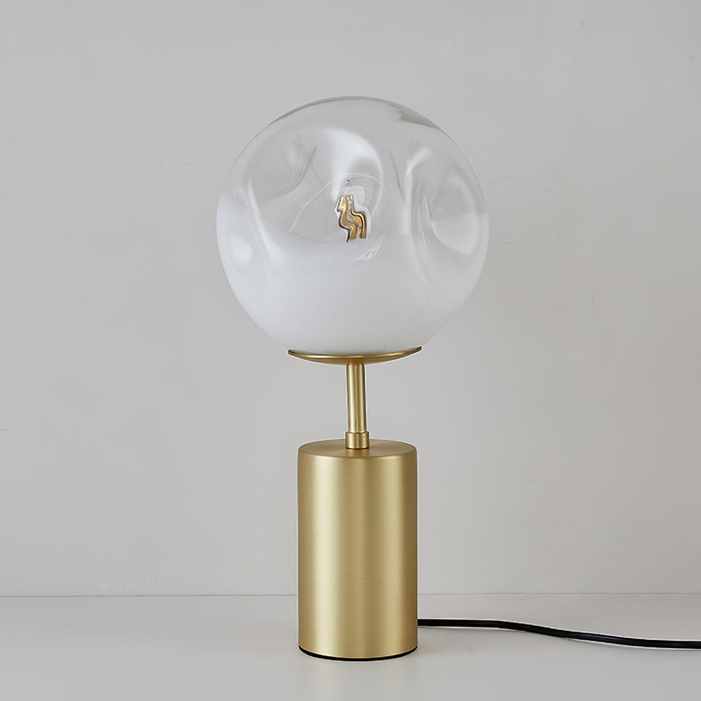 Ecar Table Lamp Dia 7.8″ x H 15.7″ / Dia 20cm x H 40cm / Gold / US plug Table lamp