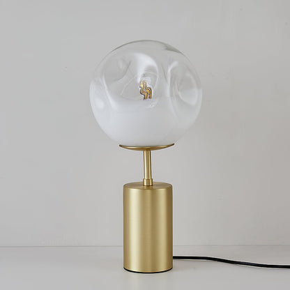 Ecar Table Lamp Dia 7.8″ x H 15.7″ / Dia 20cm x H 40cm / Gold / US plug Table lamp