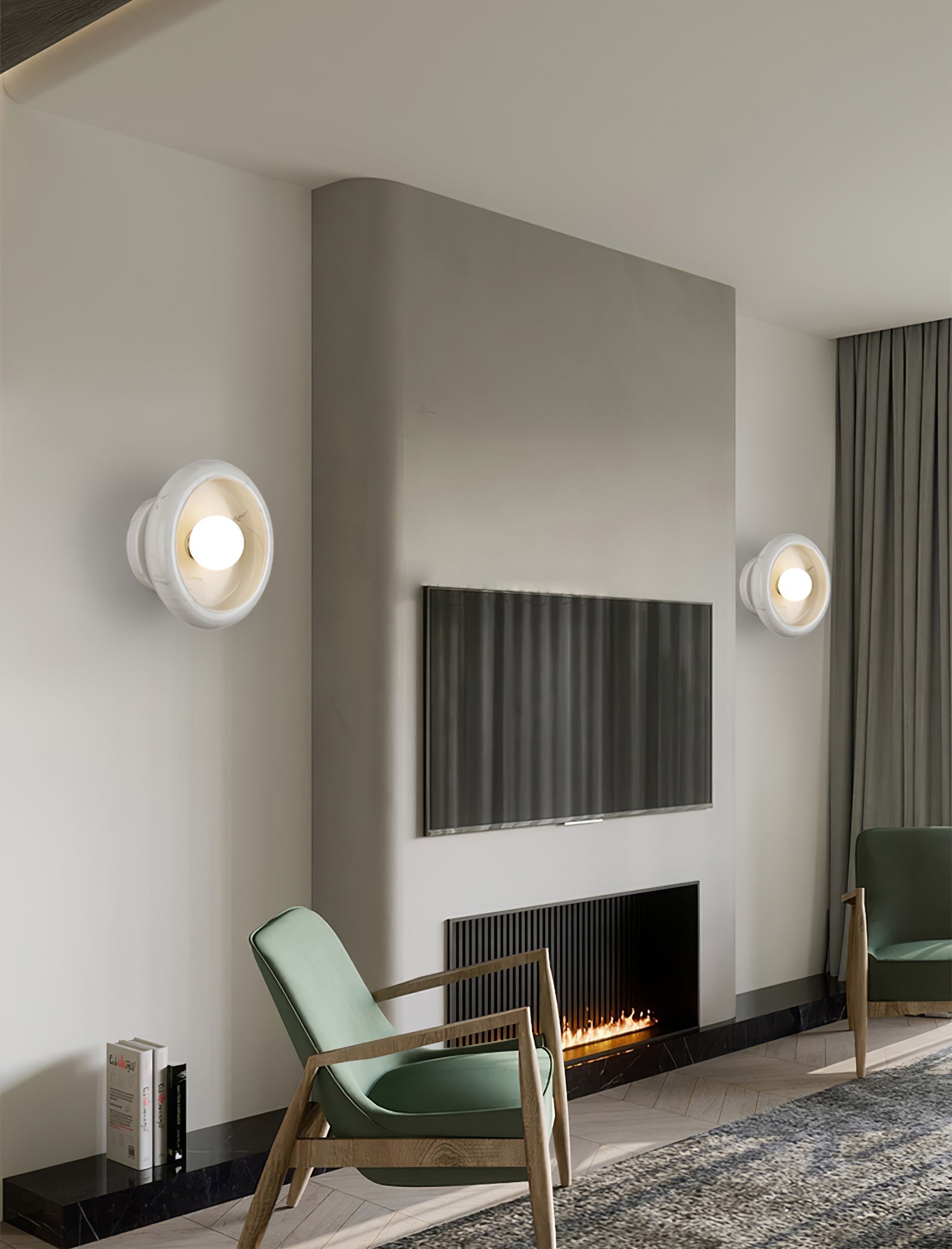 Eclipse Jade Wall Sconce Wall lamp
