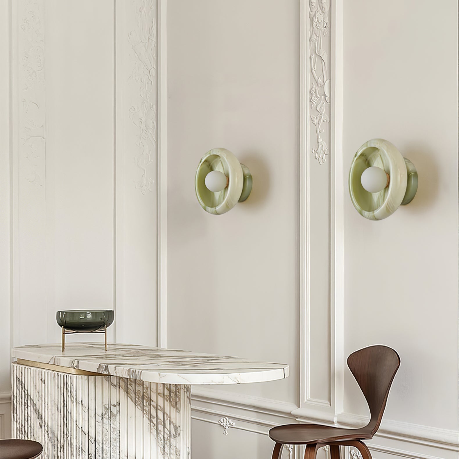 Eclipse Jade Wall Sconce Wall lamp
