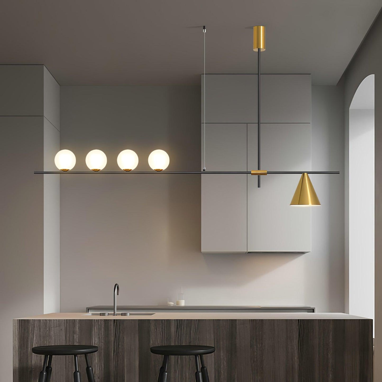 Eclipse Linear Suspension Light Pendant light