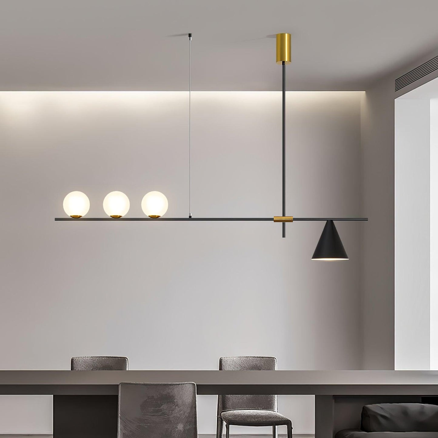 Eclipse Linear Suspension Light Pendant light