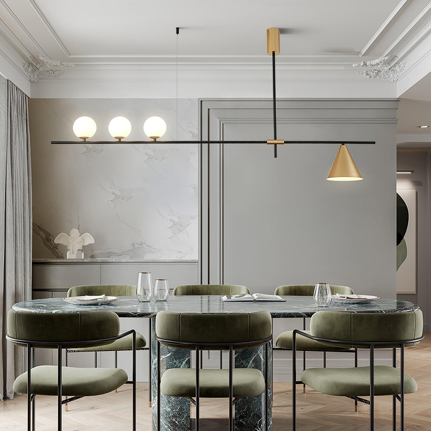 Eclipse Linear Suspension Light Pendant light