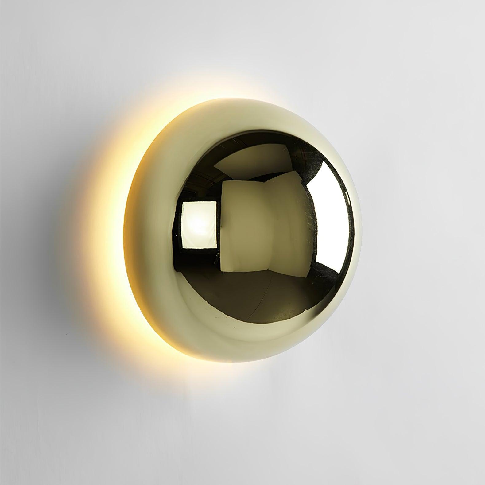 Aurum Sphere Wall Sconce ? 6.3″ x H 6.3″ / Dia 16cm x H 16cm / Gold / Warm Light Wall lamp