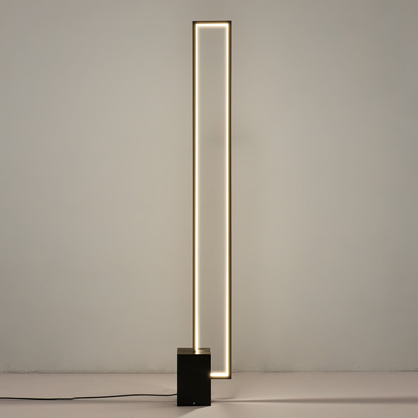 Edge Floor Lamp L 10.8″ x H 63″ / L 27.5cm x H 160cm / Warm Light / US Plug Floor lamp