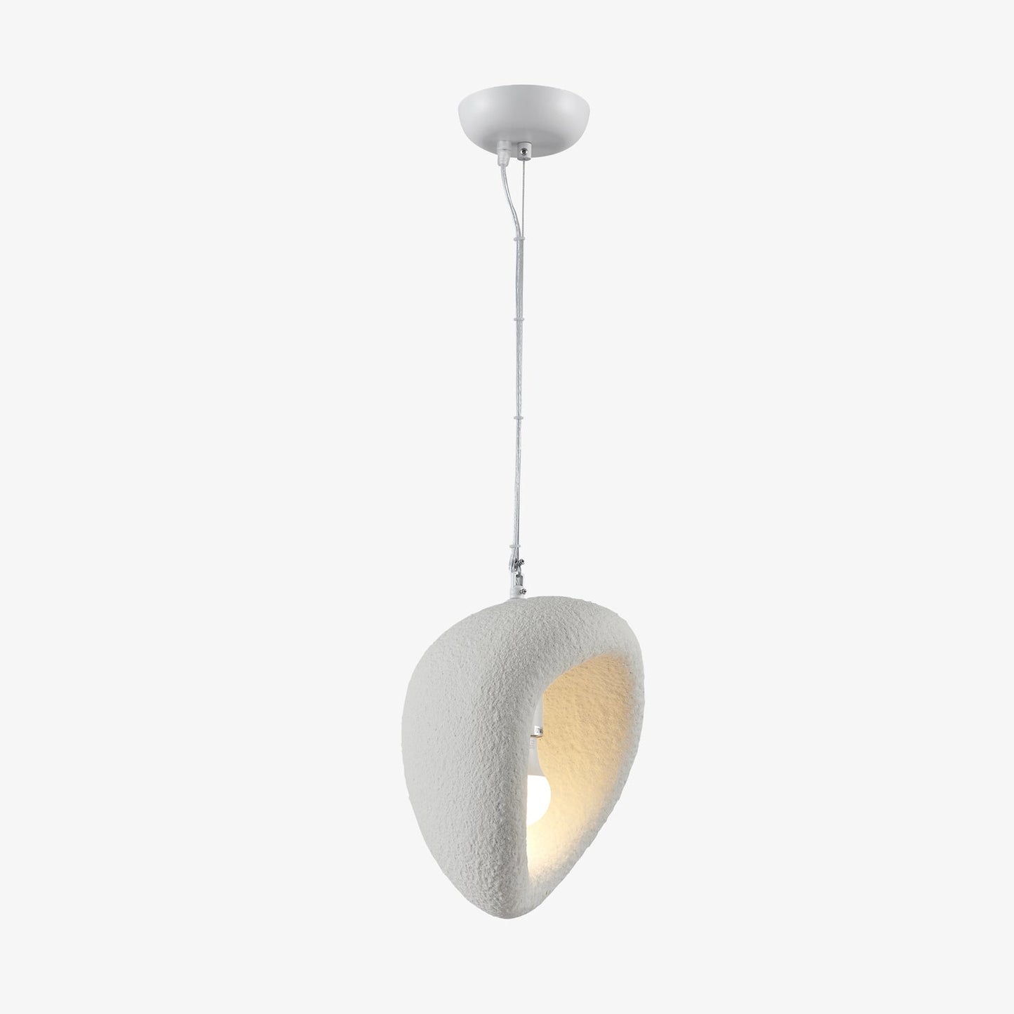 Edna Pendant Lamp Model B Dia 10.6″ x H 11.8″ / Dia 27cm x H 30cm / White Pendant light