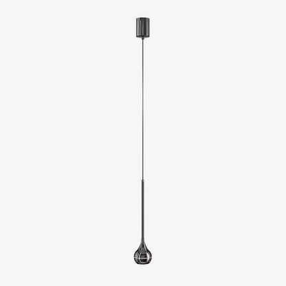 Elie Pendant Lamp ? 3.1″ x H 59″ / Dia 8cm x H 150cm / Black / Warm Light Pendant light