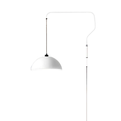 Elio Plug In Wall Lamp D 15.4″ x H 29″ / Dia 39cm x H 73.6cm / White / US Plug Wall lamp