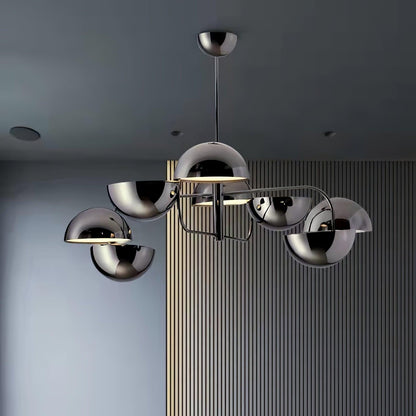 Elisabeth Penta Chandelier ? 31.5 x H 39″ / Dia 80cm x H 100cm / Black Chandelier