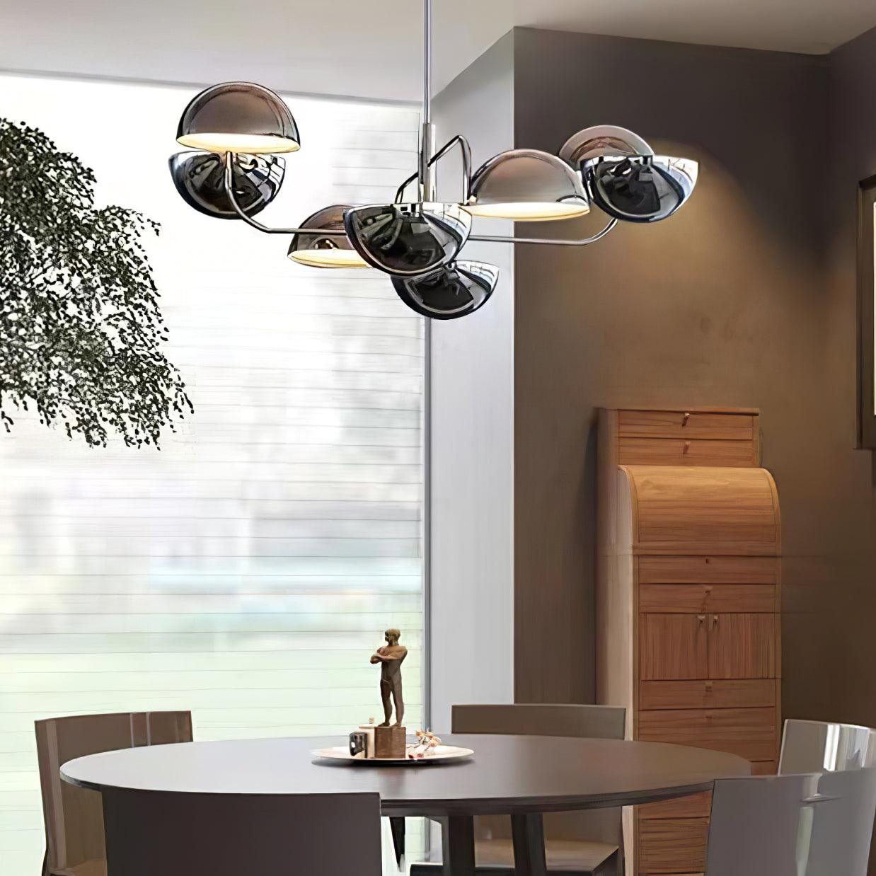 Elisabeth Penta Chandelier ? 31.5 x H 39″ / Dia 80cm x H 100cm / Black Chandelier