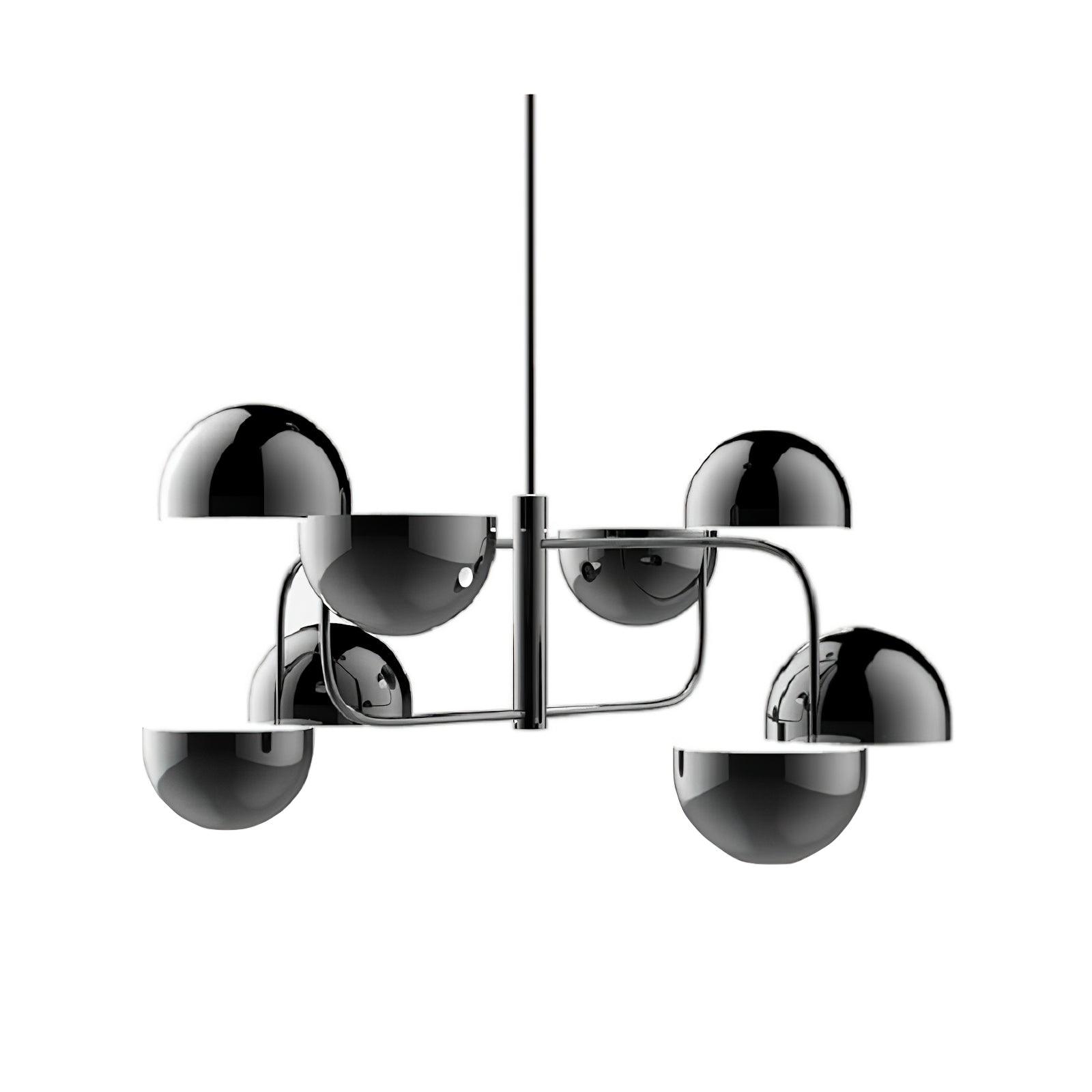 Elisabeth Penta Chandelier ? 31.5 x H 39″ / Dia 80cm x H 100cm / Black Chandelier