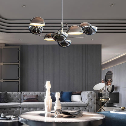 Elisabeth Penta Chandelier ? 31.5 x H 39″ / Dia 80cm x H 100cm / Black Chandelier