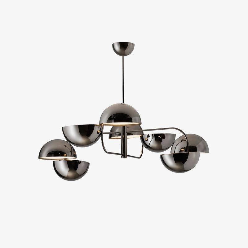 Elisabeth Penta Chandelier ? 31.5 x H 39″ / Dia 80cm x H 100cm / Black Chandelier