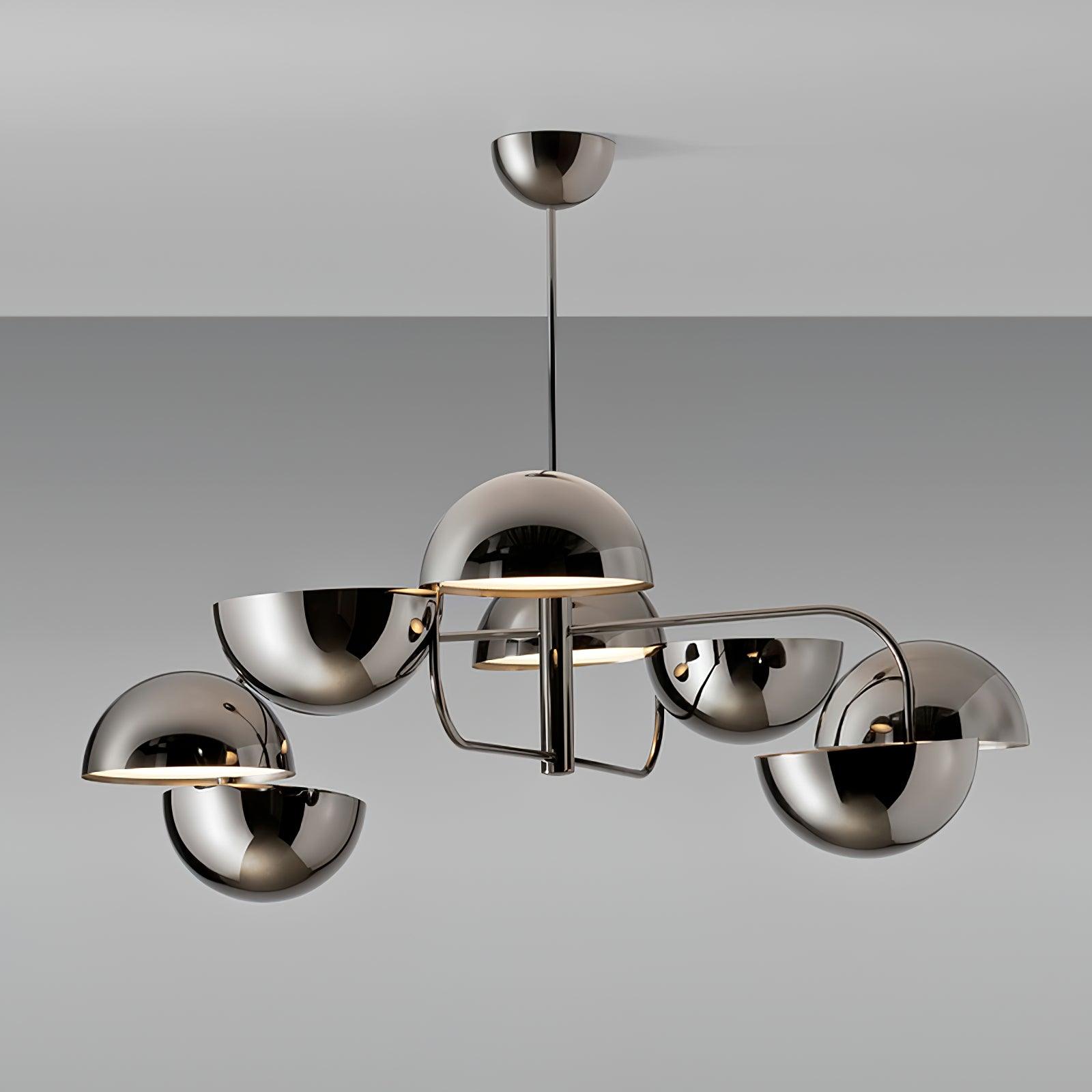 Elisabeth Penta Chandelier ? 31.5 x H 39″ / Dia 80cm x H 100cm / Black Chandelier