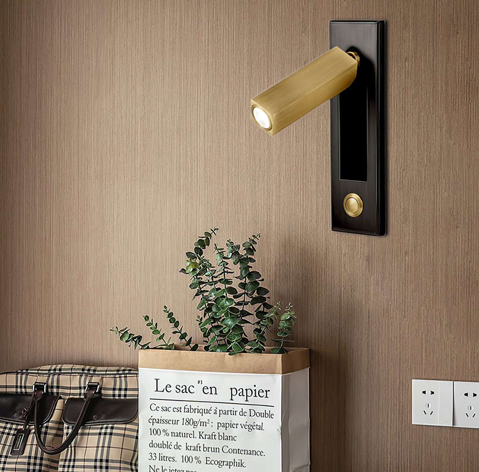 Embedded Bedside Plug-in Sconce 1001 Wall lamp