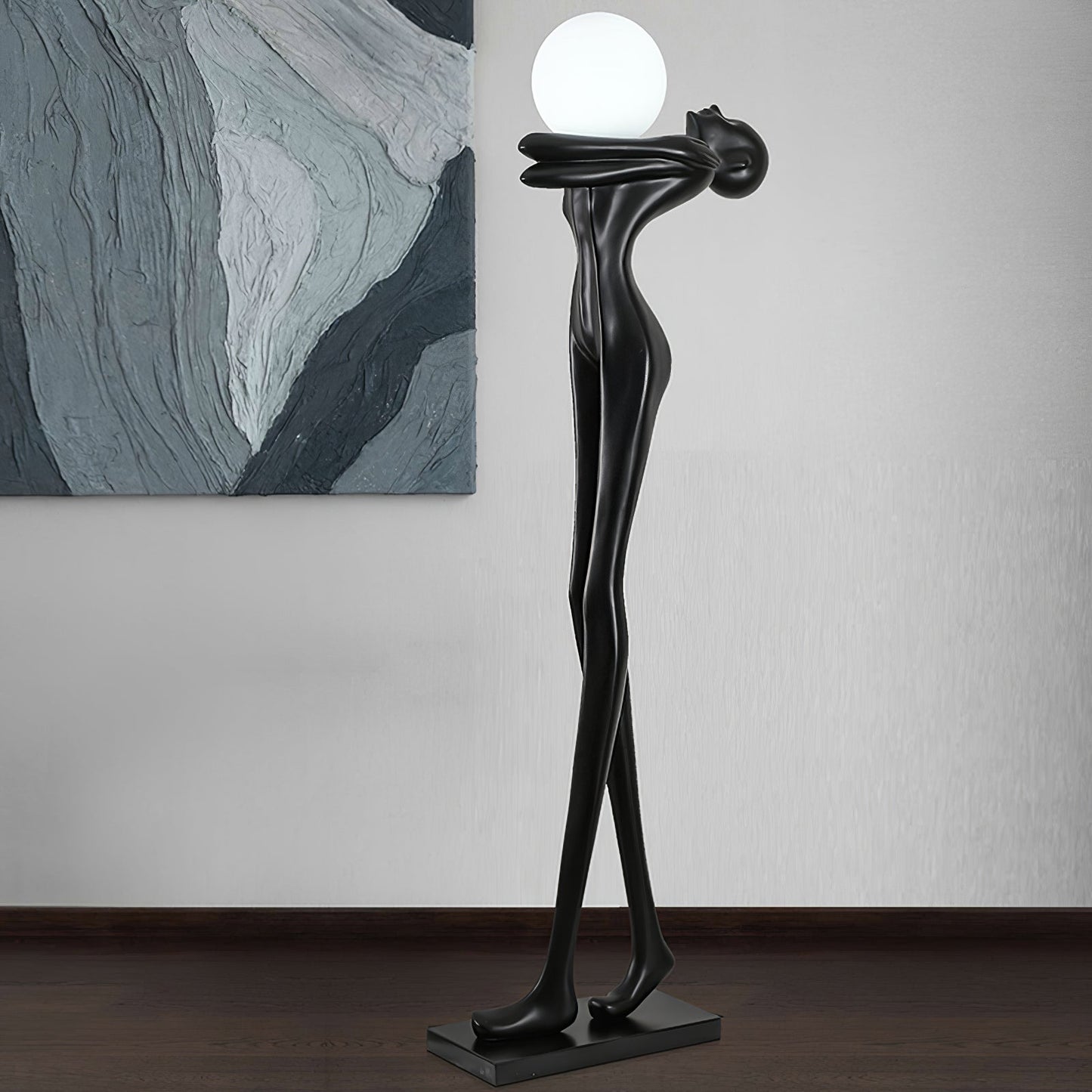 Embrace Ball Sculpture Floor Lamp Floor lamp