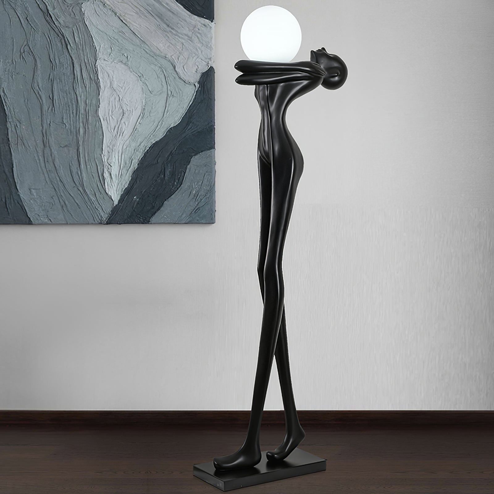 Embrace Ball Sculpture Floor Lamp Floor lamp