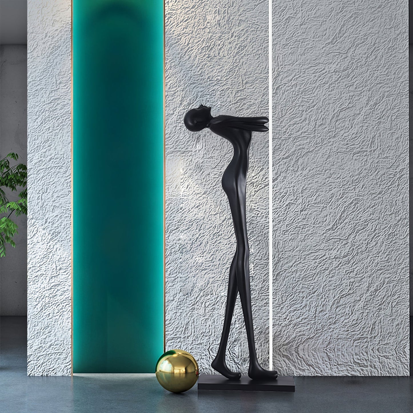 Embrace Ball Sculpture Floor Lamp Floor lamp