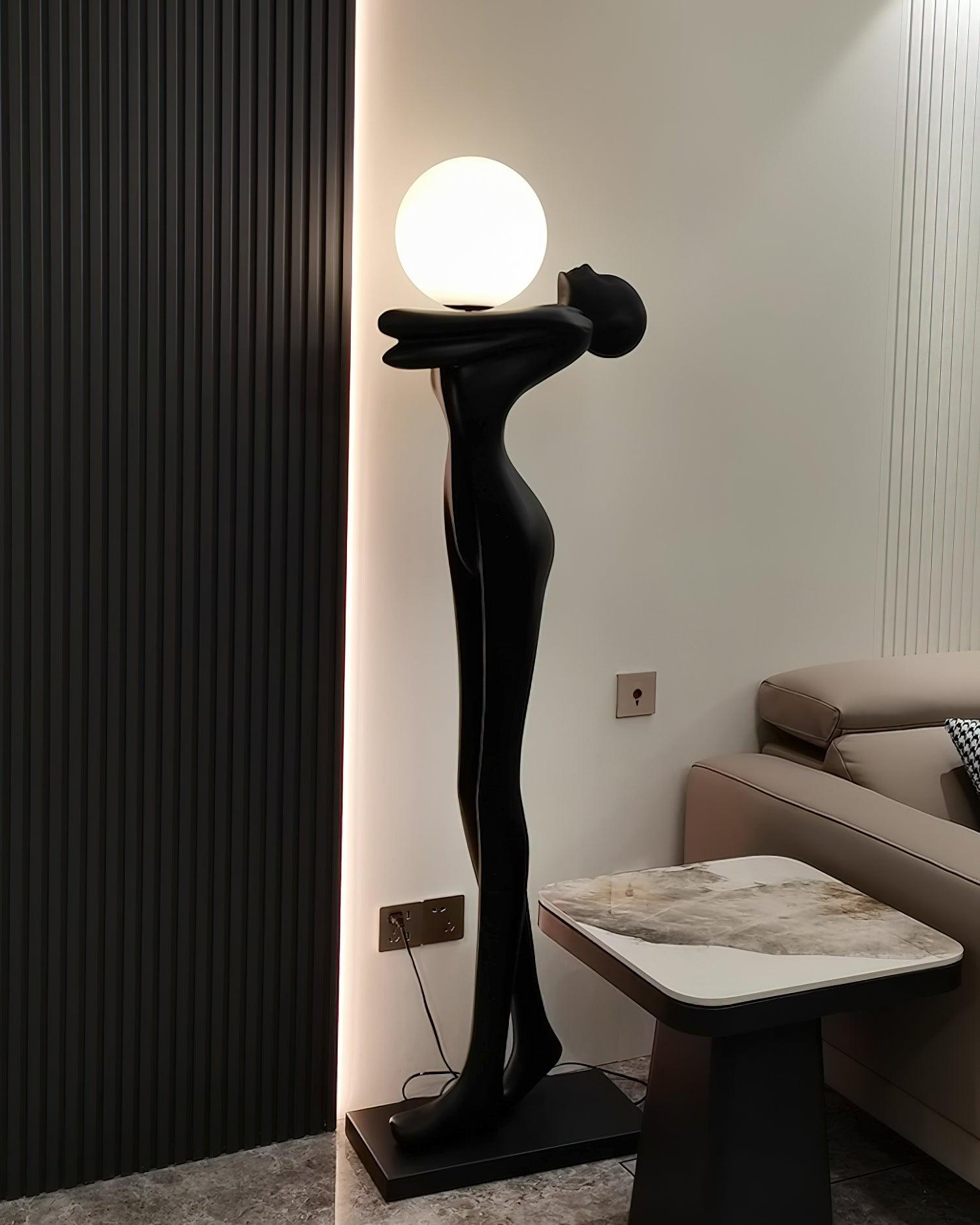 Embrace Ball Sculpture Floor Lamp Floor lamp