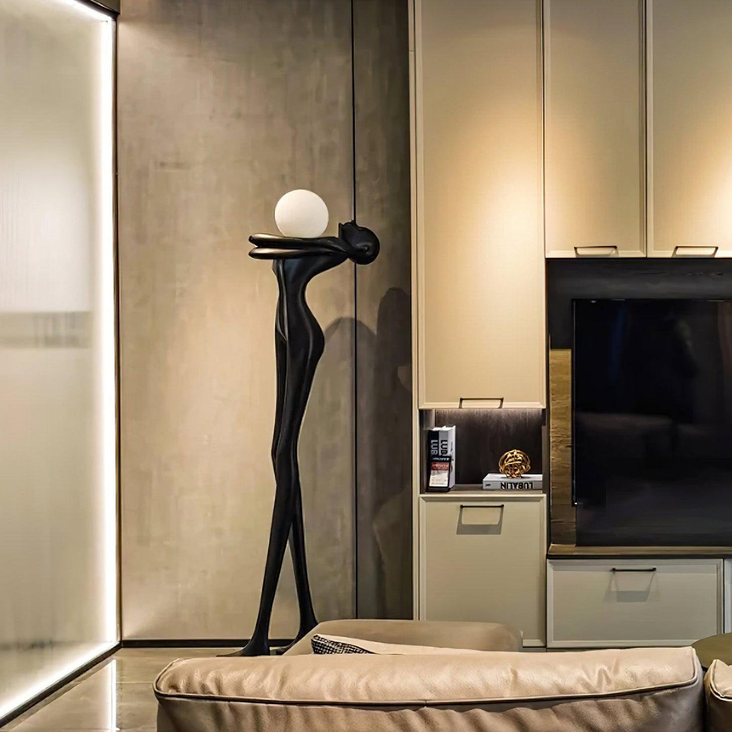 Embrace Ball Sculpture Floor Lamp Floor lamp
