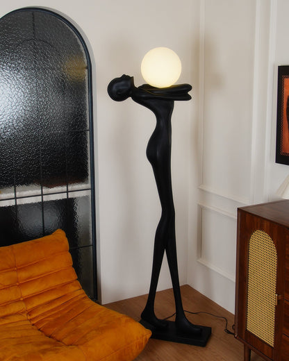 Embrace Ball Sculpture Floor Lamp Floor lamp
