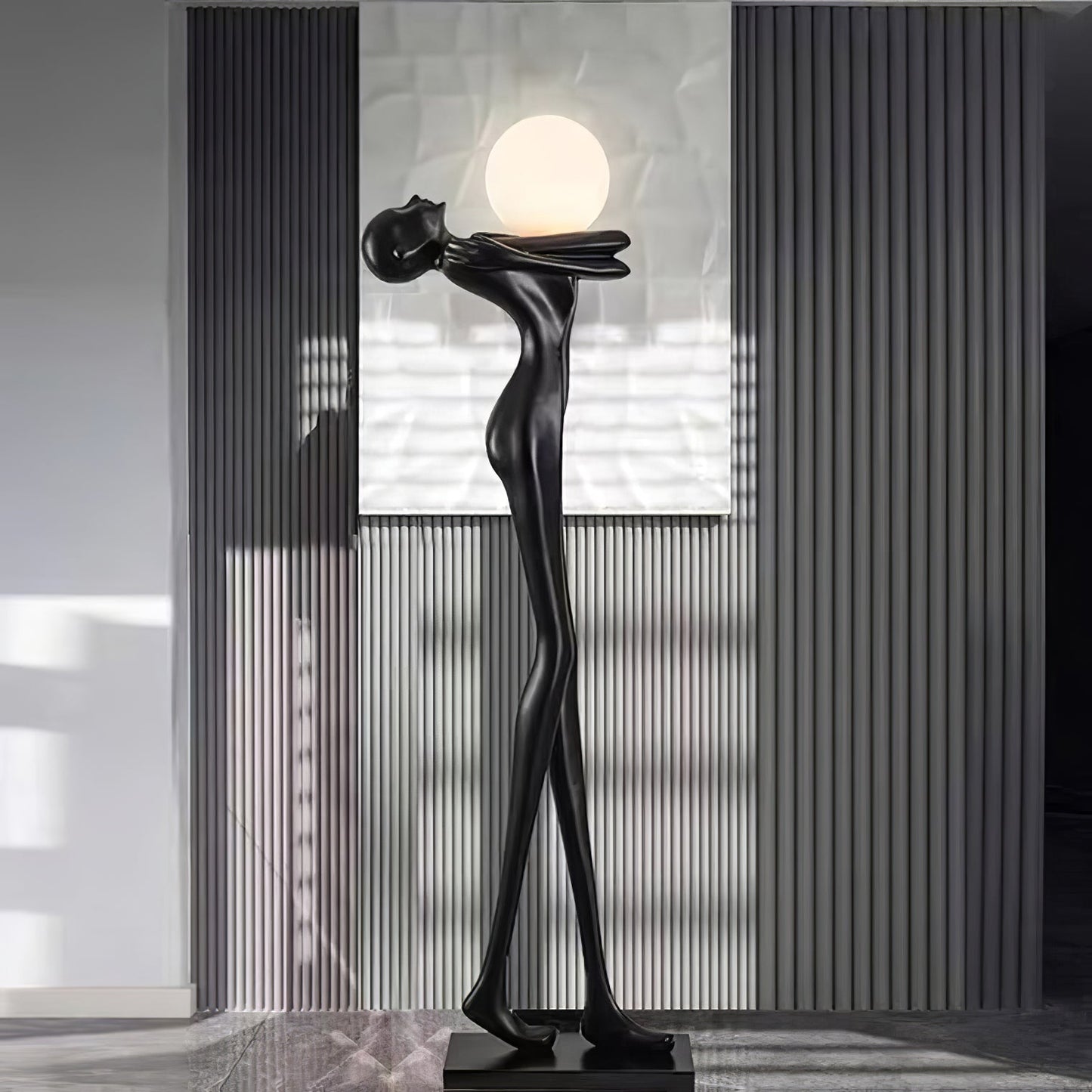 Embrace Ball Sculpture Floor Lamp Floor lamp