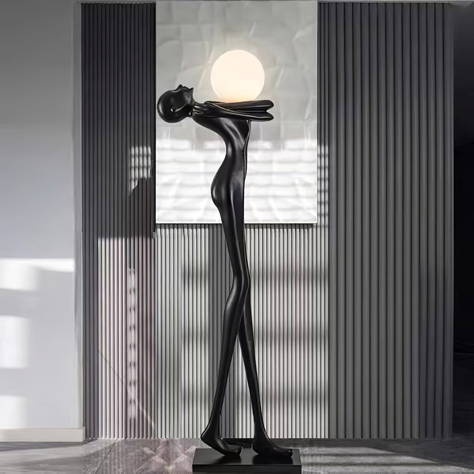 Embrace Ball Sculpture Floor Lamp Floor lamp