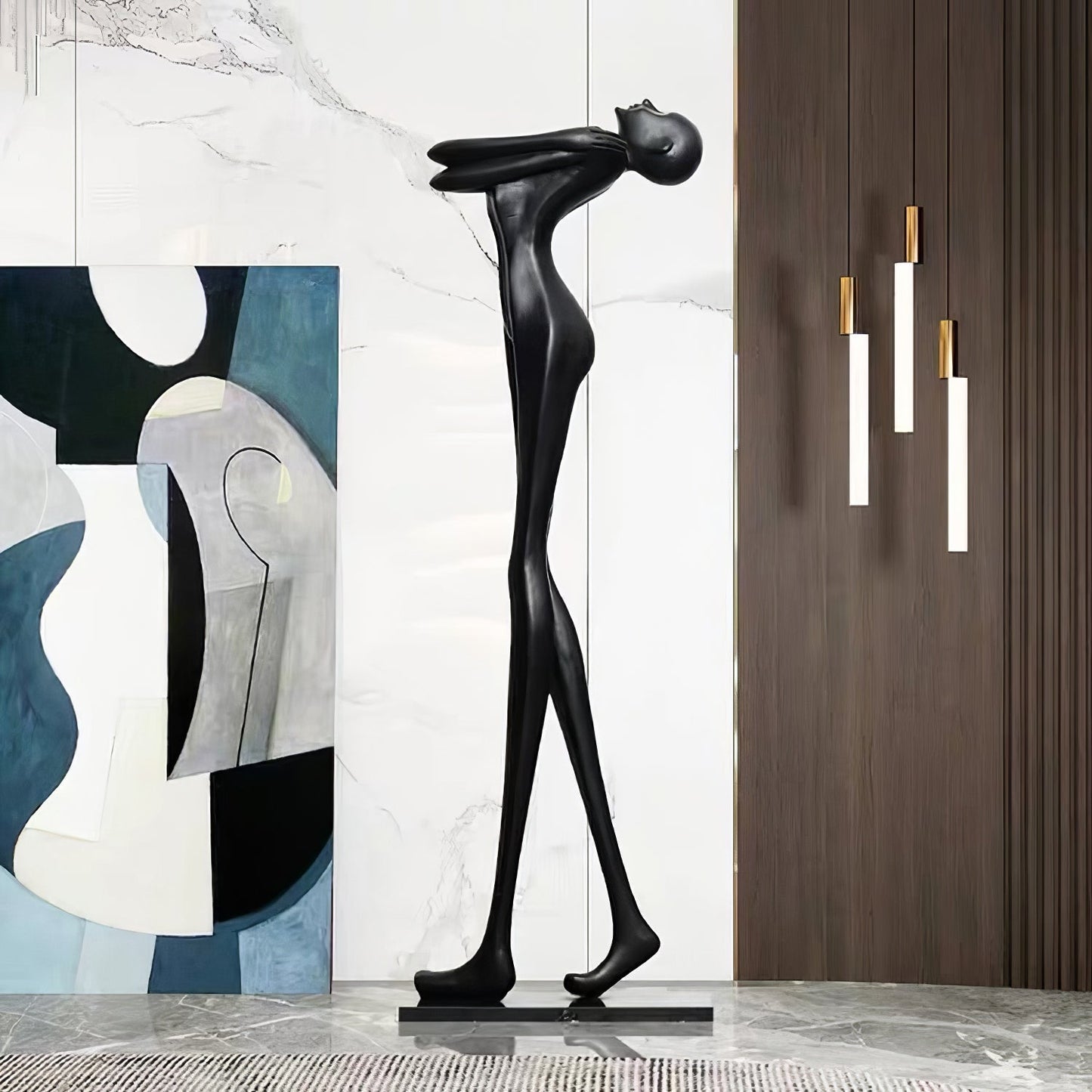 Embrace Ball Sculpture Floor Lamp Floor lamp