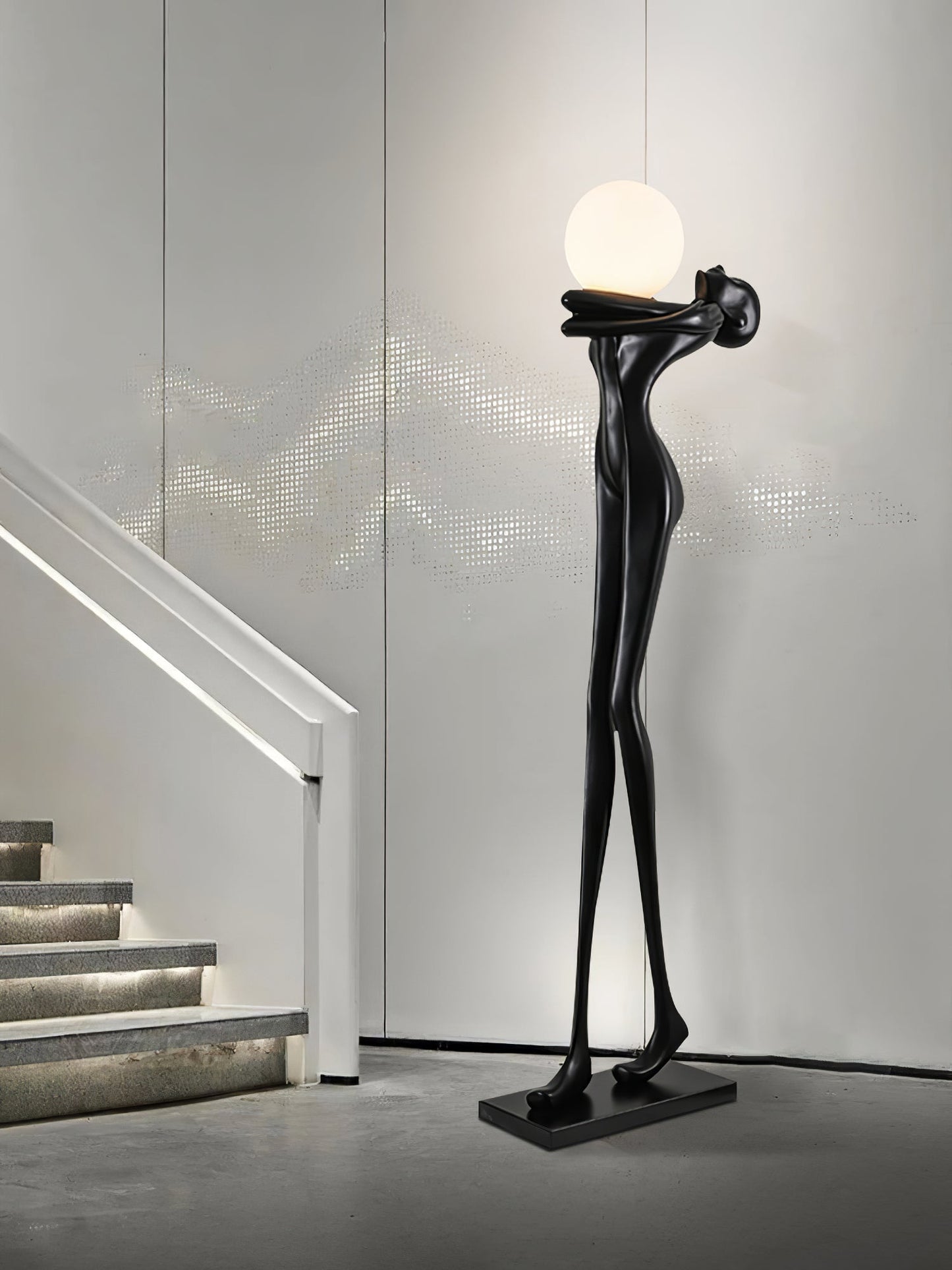 Embrace Ball Sculpture Floor Lamp Floor lamp