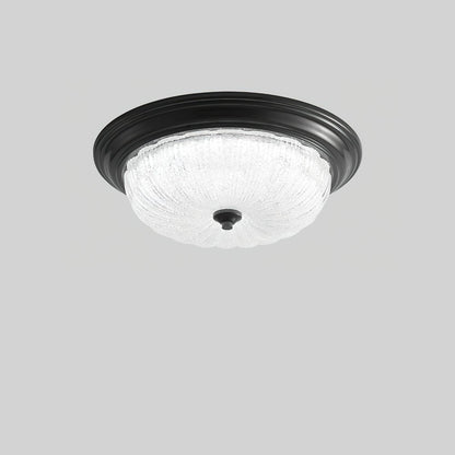 Emily Ceiling Light ? 19.7″ x H 5.9″ / Dia 50cm x H 15cm / Black & White / Warm Light Ceiling lamp