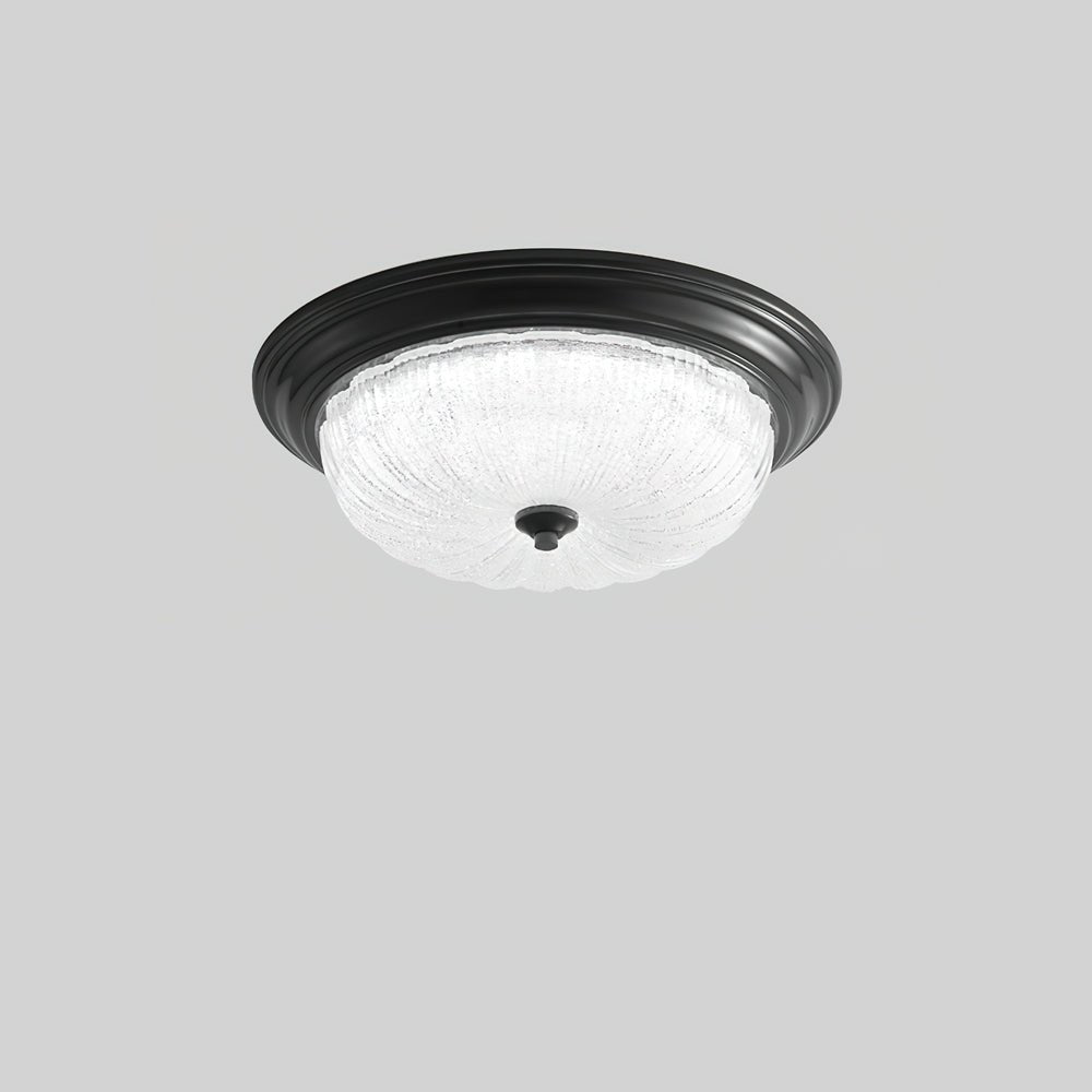 Emily Ceiling Light ? 15.7″ x H 5.9″ / Dia 40cm x H 15cm / Black & White / Warm Light Ceiling lamp