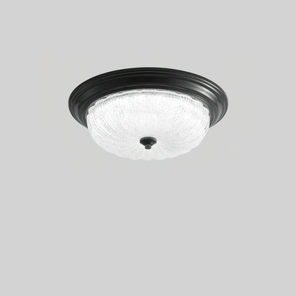 Emily Ceiling Light ? 15.7″ x H 5.9″ / Dia 40cm x H 15cm / Black & White / Warm Light Ceiling lamp