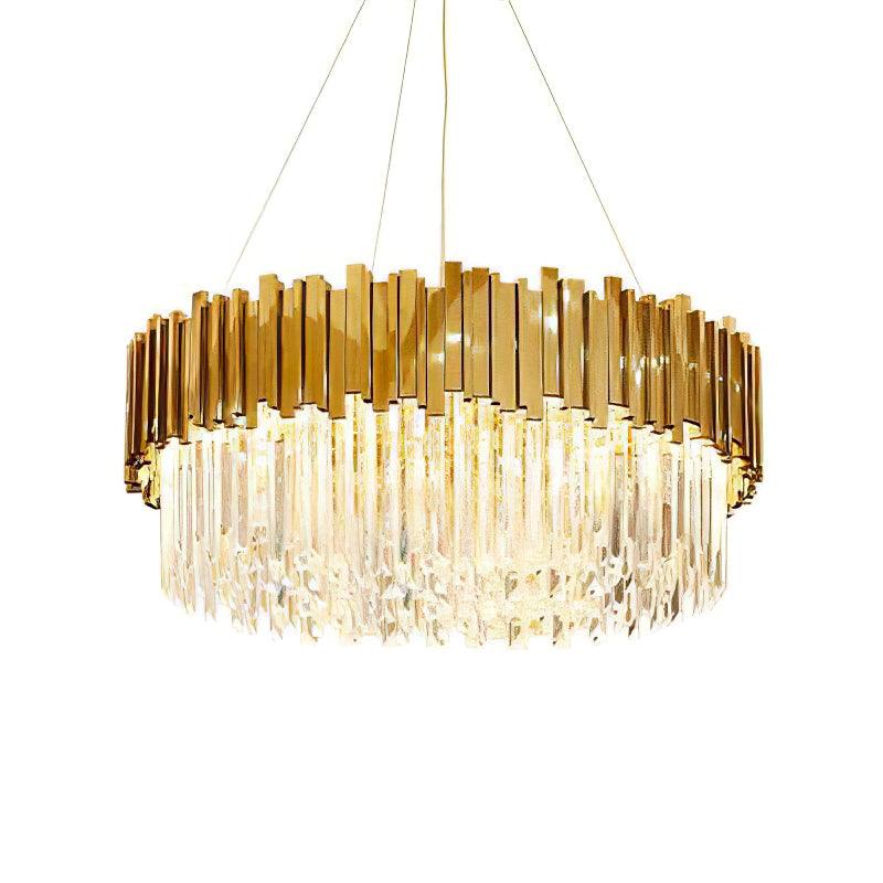 Empire Chandelier ? 11.8″ x H 13.8″ / Dia 30cm x H 35cm / Gold Chandelier