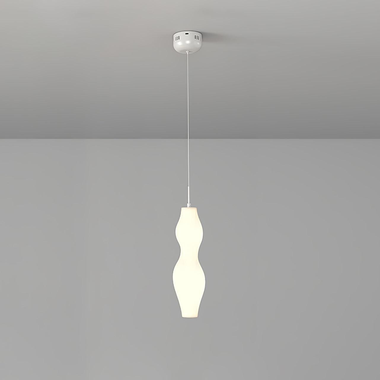 Empirico Pendant Lamp ? 6.3″ x H 19.7″ / Dia 16cm x H 50cm / White / Warm Light Pendant light
